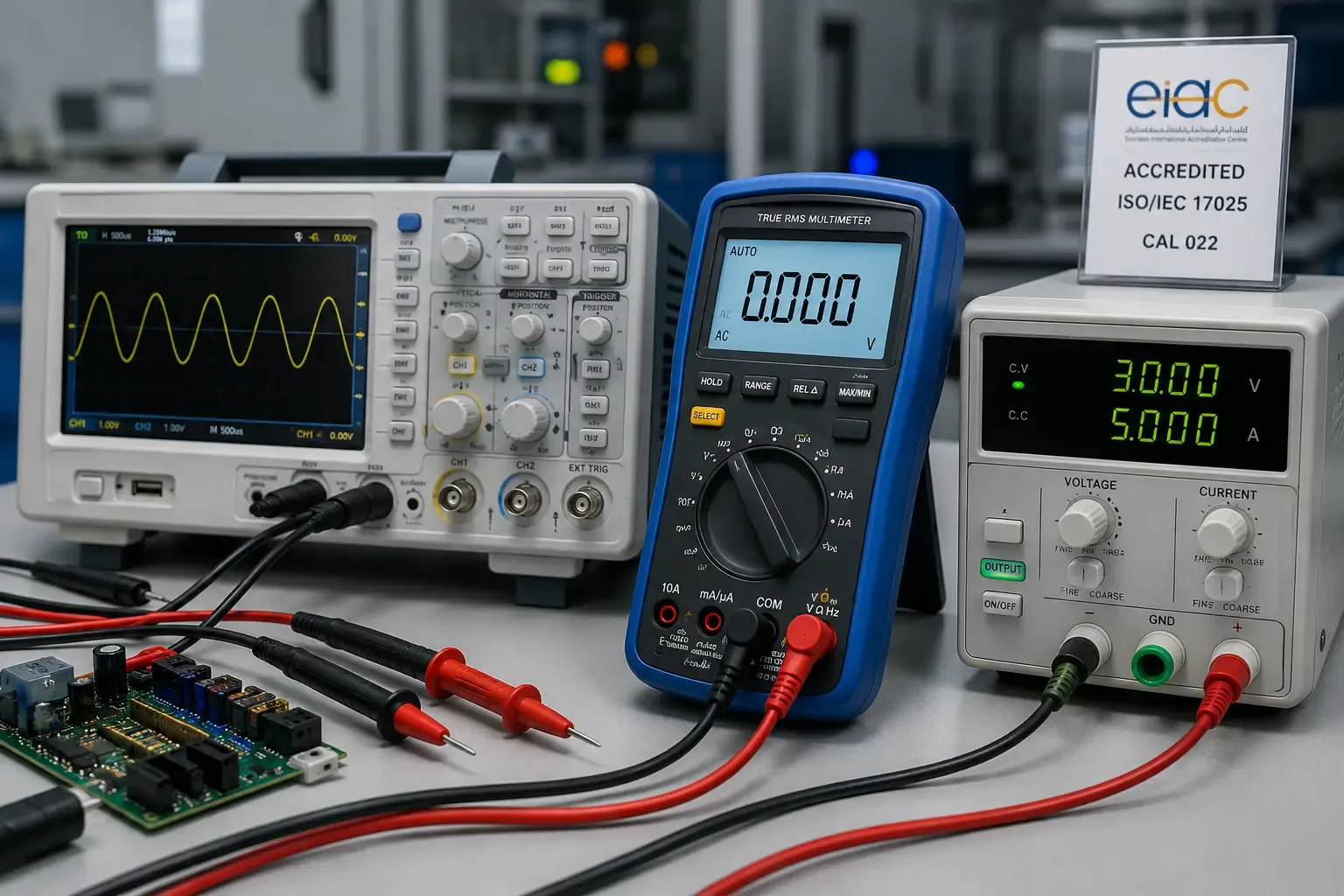 Electrical Calibration Services UAE: Multimeters, Oscilloscopes & More