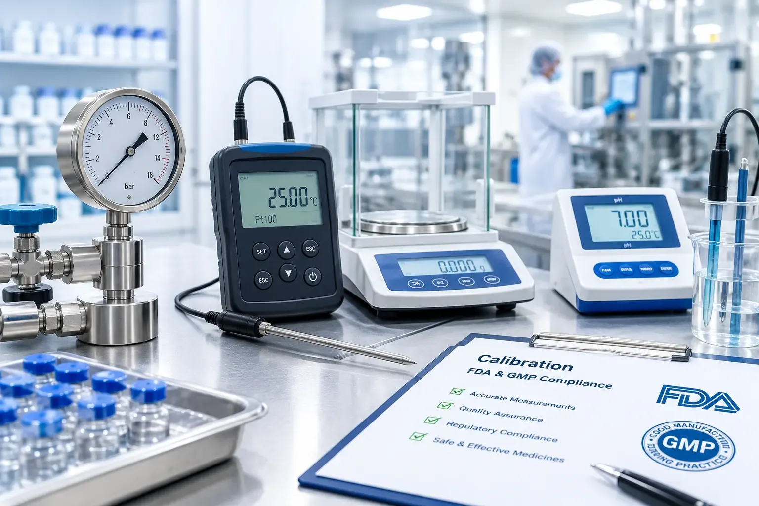 Calibration for Pharmaceutical Industry UAE: FDA & GMP Compliance