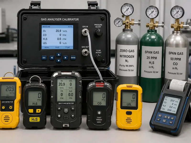 Gas Analyser & Gas Detector Calibration UAE: Safety Compliance