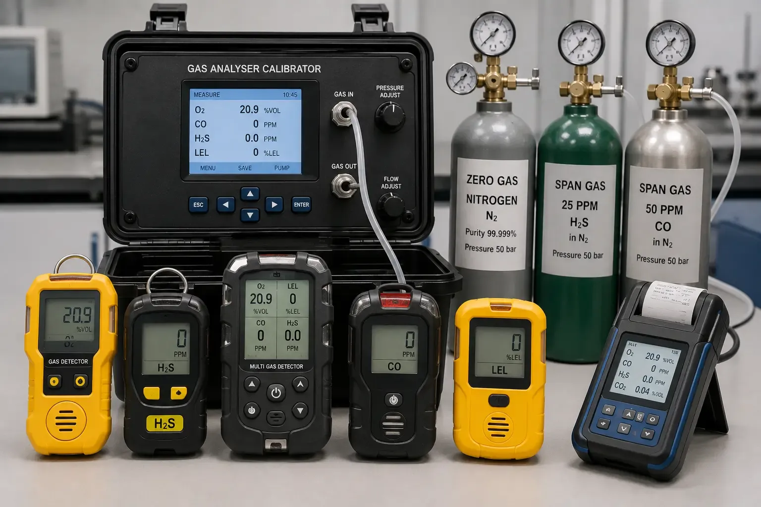 Gas Analyser & Gas Detector Calibration UAE: Safety Compliance