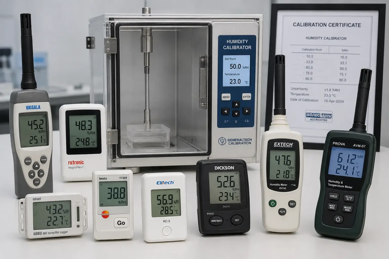 Humidity Calibration Services UAE: Hygrometers & Data Loggers