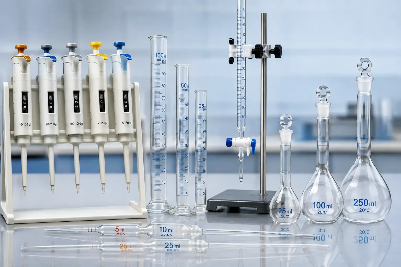 Volumetric Calibration UAE: Pipette, Burette & Volume Standards
