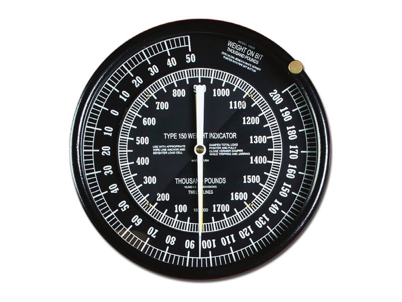 Matherne Instrumentation 16-inch anchor-type weight indicator
