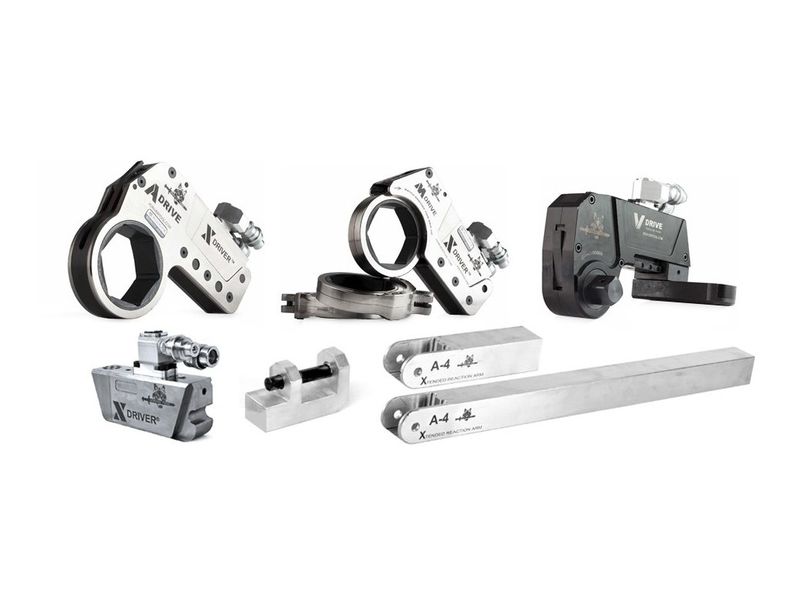 Norwolf X-Driver hydraulic torque wrench system with its interchangeable drives